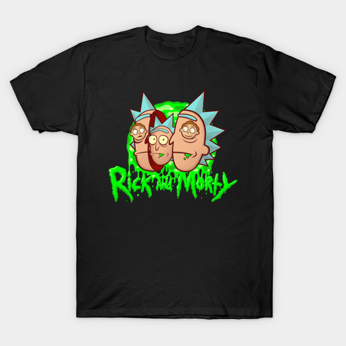 Rick and Morty and Rick and Morty Portal T-Shirt